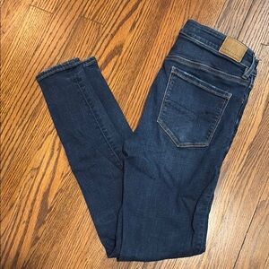 American Eagle Dark Blue Women's Jeans